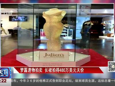 [视频]梦露遗物拍卖 长裙拍得480万美元天价