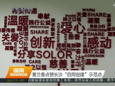 黄兰香点赞长沙“四同创建”示范点