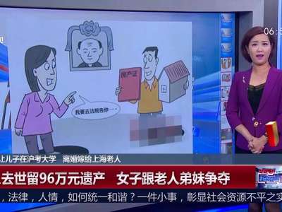 [视频]女子为让儿子在沪考大学 离婚嫁给上海老人