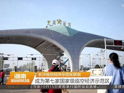 长沙临空经济示范区获批 成为第七家国家级临空经济示范区