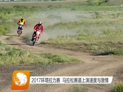 2017环塔拉力赛结束第三赛段 马拉松赛道上演速度与激情