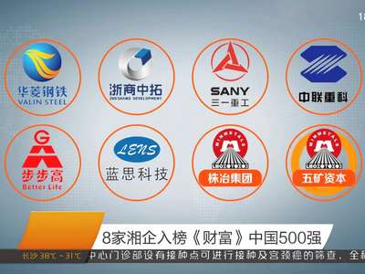 8家湘企入榜《财富》中国500强