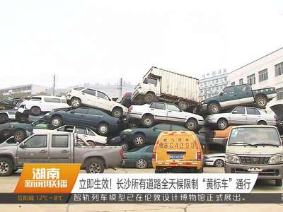 立即生效！长沙所有道路全天候限制“黄标车”通行