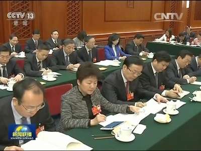 [视频]刘云山参加四川代表团审议