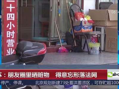 [视频]江苏：朋友圈里晒赃物 得意忘形落法网