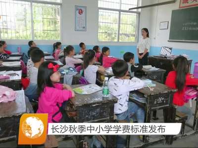 长沙秋季中小学学费标准发布