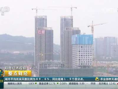 [视频]月度经济观察 8月房地产投资增速回升