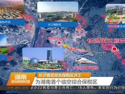 长沙黄花综合保税区开工 为湖南首个临空综合保税区