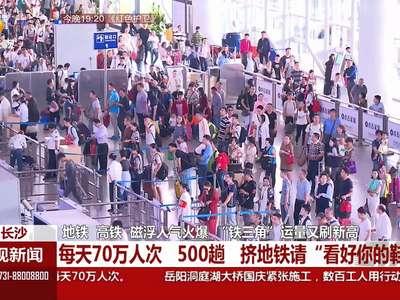 地铁 高铁 磁浮人气火爆 “铁三角”运量又刷新高