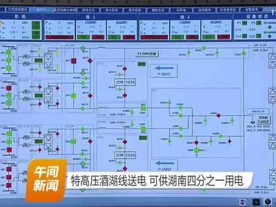 特高压酒湖线送电 可供湖南四分之一用电