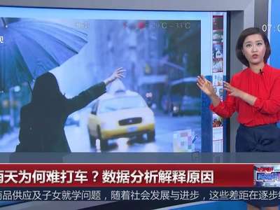[视频]下雨天为何难打车？数据分析解释原因