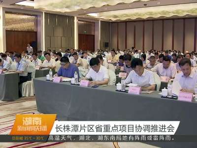 长株潭片区省重点项目协调推进会