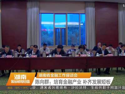 湖南省金融工作座谈会 