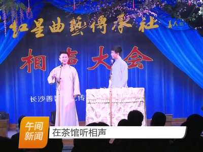 在茶馆听相声