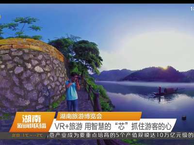 湖南旅游博览会 VR+旅游 用智慧的“芯”抓住游客的心