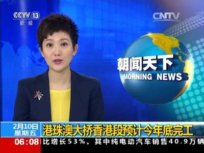 [视频 ]港珠澳大桥香港段预计今年底完工
