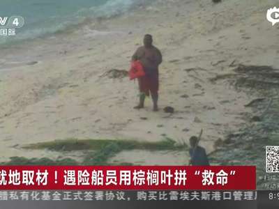 [视频]现实版荒岛余生：男子海滩摆字被美军发现获救