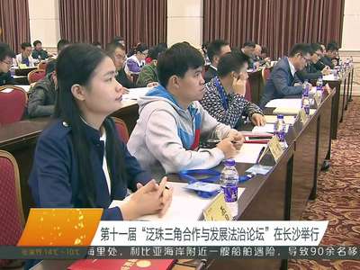 第十一届“泛珠三角合作与发展法治论坛”在长沙举行
