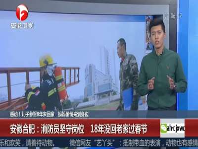 [视频]合肥：消防员坚守岗位 18年没回老家过春节