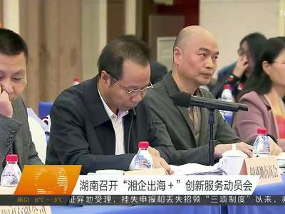 湖南召开“湘企出海+”创新服务运动会