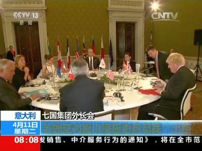 [视频]七国集团外长会：七国或对叙俄实施更多制裁