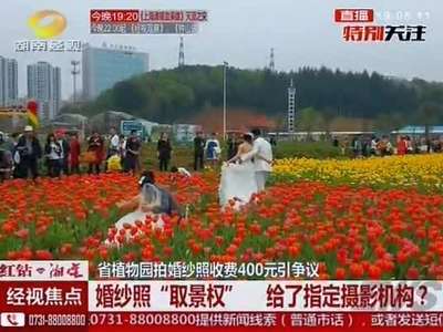 省植物园拍婚纱照收费400元引争议