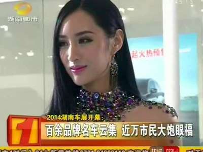 2014湖南车展开幕：百余品牌名车云集 近万市民大饱眼福